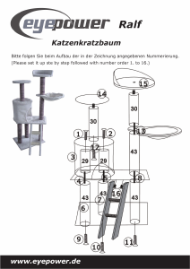 Bedienungsanleitung Eyepower Ralf Kratzbaum