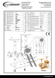 Manual Eyepower Vanessa Cat Tree