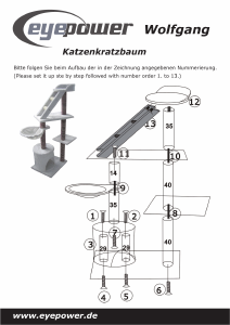Bedienungsanleitung Eyepower Wolfgang Kratzbaum