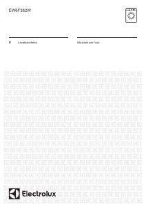 Manuale Electrolux EW6F382W Lavatrice