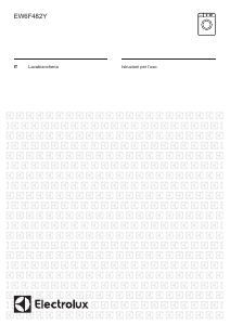 Manuale Electrolux EW6F482Y Lavatrice