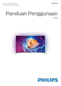 Panduan Philips 65PUS8700 Televisi LED