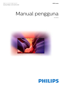 Panduan Philips 65PUS8901 Televisi LED