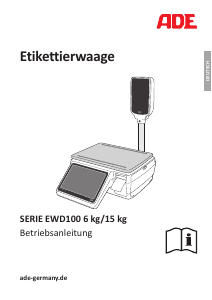 Bedienungsanleitung ADE EWD100-6 Briefwaage