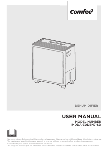 Manual de uso Comfee MDDA-30DEN7-SD Deshumidificador