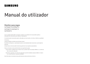 Manual Samsung S27FG812SU Monitor LED