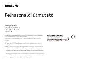 Használati útmutató Samsung S27FG900XU LED-es monitor