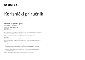 Priručnik Samsung S27FG900XU LED zaslon