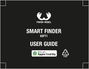 Instrukcja Fresh'n Rebel 6SFT1 Smart Finder Lokalizator Bluetooth