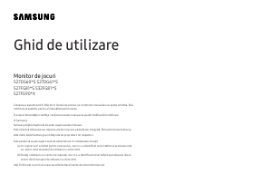Manual Samsung S27FG900XU Monitor LED