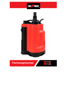 Bedienungsanleitung Grafner FP11156 Wasserpumpe
