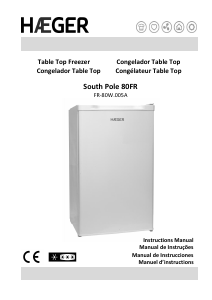 Manual Haeger FR-80W.008A South Pole Congelador