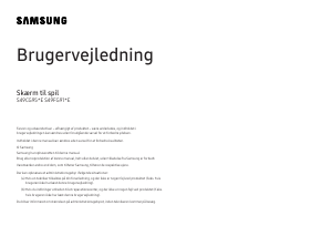 Brugsanvisning Samsung S49FG916EU LED-skærm