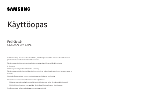 Käyttöohje Samsung S49FG916EU LED-näyttö