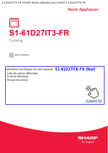 Mode d’emploi Sharp S1-61D27ITK-FR Four