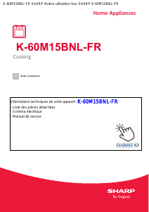 Mode d’emploi Sharp K-60M15BNL-FR Four