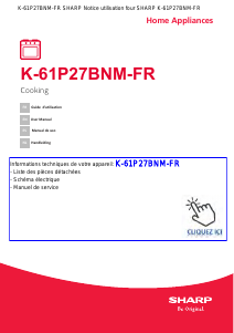 Bruksanvisning Sharp K-61P27BNM-FR Ugn