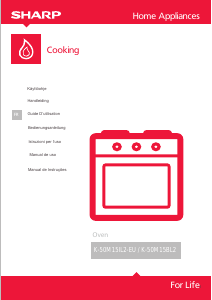 Mode d’emploi Sharp K-50M15BL2-EU Four