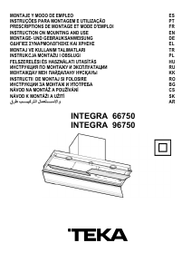 Manuál Teka EGRA 96750 POS IX INT Odsavač par