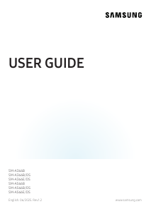 Manual Samsung SM-A566B/DS Galaxy A Mobile Phone