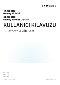 Kullanım kılavuzu Samsung SM-L500 Galaxy Watch Akıllı kol saati