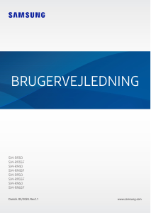 Brugsanvisning Samsung SM-R955F Galaxy Watch Smartwatch