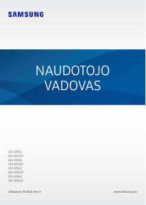 Vadovas Samsung SM-R955F Galaxy Watch Išmanusis laikrodis