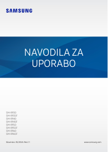 Priročnik Samsung SM-R960 Galaxy Watch Pametna ura