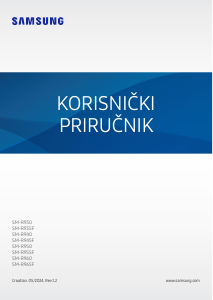 Priručnik Samsung SM-R960 Galaxy Watch Pametni sat