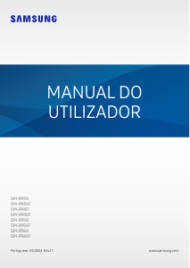 Manual Samsung SM-R960 Galaxy Watch Relógio inteligente