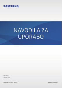 Priročnik Samsung SM-X216B Galaxy Tab A Tablica