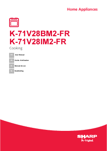 Mode d’emploi Sharp K-71V28IM2-FR Four