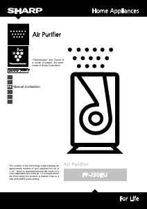 Mode d’emploi Sharp FP-J30EU-B Purificateur d'air