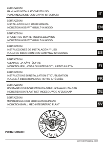 Manuale Bertazzoni P804ICH2M30NT Piano cottura