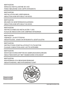 Bedienungsanleitung Bertazzoni P804ICH30NP Kochfeld