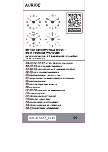 Mode d’emploi Auriol IAN 415676 Horloge