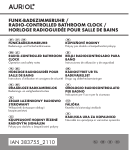 Brugsanvisning Auriol IAN 383755 Vægur
