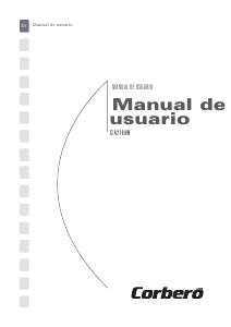 Manual de uso Corberó CLA 2106 W Lavadora