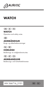 Brugsanvisning Auriol IAN 366716 Armbåndsur