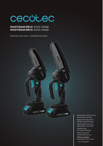 Kullanım kılavuzu Cecotec MontanaForce 4000 Hand Motorlu testere