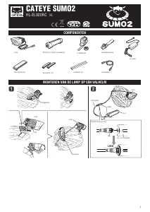 Handleiding Cateye HL-EL920RC Sumo 2 Fietslamp