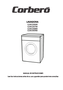 Manual de uso Corberó CLM 1206 W Lavadora