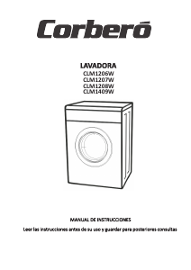 Manual de uso Corberó CLM 1207 W Lavadora