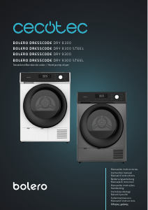 Εγχειρίδιο Cecotec Bolero Dresscode Dry 9330 Steel Στεγνωτήριο