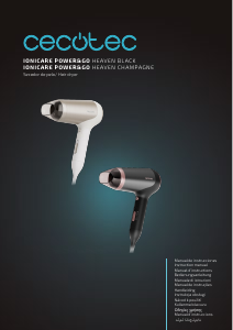 كتيب Cecotec IoniCare Power&Go Heaven Champagne مجفف الشعر