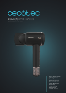 Manual de uso Cecotec IoniCare Rockstar Ion Touch Secador de pelo