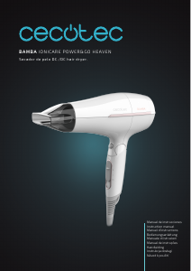 Manual Cecotec IoniCare Power&Go Heaven Hair Dryer