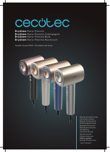 Εγχειρίδιο Cecotec DryGlam Nano Plasma Blue Πιστολάκι μαλλιών