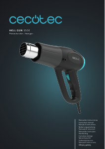 Mode d’emploi Cecotec Hell Gun 3500 Décapeur thermique
