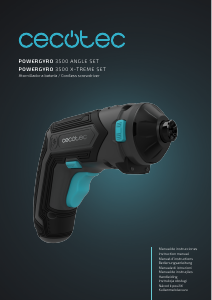 Mode d’emploi Cecotec PowerGyro 3500 Angle Set Visseuse